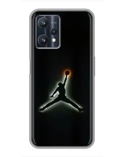 Чехол для Realme 9 Pro Plus с картинкой «Jordan Gradient Logo» Чехол для Realme 9 Pro Plus с картинкой «Jordan Gradient Logo»