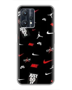 Чехол для Realme 9 Pro Plus с картинкой «Nike Mix Pattern» Чехол для Realme 9 Pro Plus с картинкой «Nike Mix Pattern»