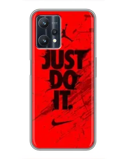 Чехол для Realme 9 Pro Plus с картинкой «Nike Just Do It» Чехол для Realme 9 Pro Plus с картинкой «Nike Just Do It»