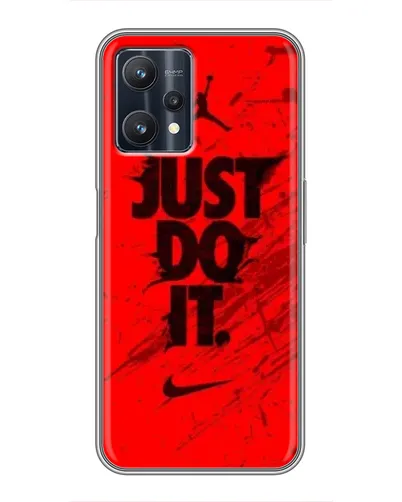Чехол для Realme 9 Pro Plus с картинкой «Nike Just Do It»