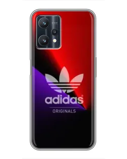 Чехол для Realme 9 Pro Plus с картинкой «Adidas Red Neon» Чехол для Realme 9 Pro Plus с картинкой «Adidas Red Neon»