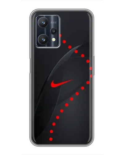 Чехол для Realme 9 Pro Plus с картинкой «Абстрактный дизайн Nike»