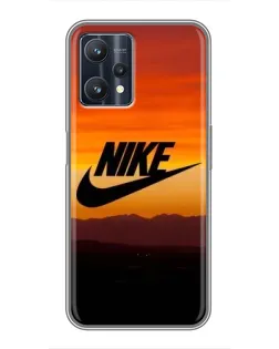 Чехол для Realme 9 Pro Plus с картинкой «Nike — вечерний горизонт»