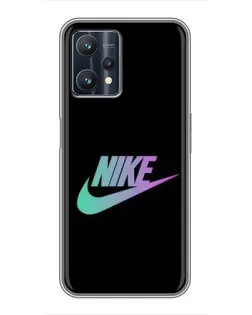 Чехол для Realme 9 Pro Plus с картинкой «Nike — городская ночь»