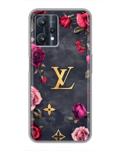 Чехол для Realme 9 Pro Plus с картинкой «Цветочный Louis Vuitton»
