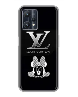 Чехол для Realme 9 Pro Plus с картинкой «LV и Минни Маус»