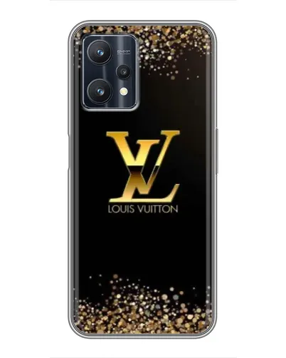 Чехол для Realme 9 Pro Plus с картинкой «LV — золотые искры»
