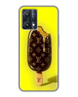 Чехол для Realme 9 Pro Plus с картинкой «Мороженое от LV»