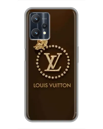 Чехол для Realme 9 Pro Plus с картинкой «LV — золотая печать»