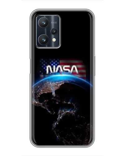 Чехол для Realme 9 Pro Plus с картинкой «Земля из космоса NASA»