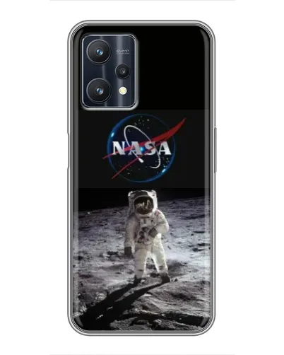 Чехол для Realme 9 Pro Plus с картинкой «Астронавт на Луне»