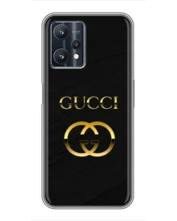 Чохол для Realme 9 Pro Plus з картинкою «Золотий логотип Gucci» Чохол для Realme 9 Pro Plus з картинкою «Золотий логотип Gucci»
