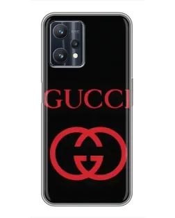 Чохол для Realme 9 Pro Plus з картинкою «Gucci — червоний логотип» Чохол для Realme 9 Pro Plus з картинкою «Gucci — червоний логотип»