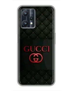 Чохол для Realme 9 Pro Plus з картинкою «Gucci — стьобаний чорний» Чохол для Realme 9 Pro Plus з картинкою «Gucci — стьобаний чорний»