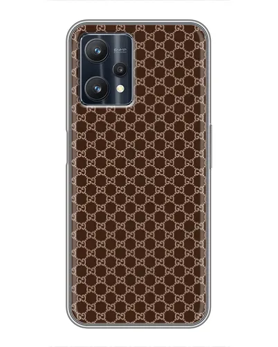 Чехол для Realme 9 Pro Plus с картинкой «Gucci — шоколадная сетка» Чехол для Realme 9 Pro Plus с картинкой «Gucci — шоколадная сетка»