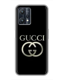 Чохол для Realme 9 Pro Plus з картинкою «Gucci — золото на чорному» Чохол для Realme 9 Pro Plus з картинкою «Gucci — золото на чорному»