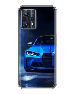 Чохол для Realme 9 Pro Plus з картинкою «Блакитна BMW M4» Чохол для Realme 9 Pro Plus з картинкою «Блакитна BMW M4»