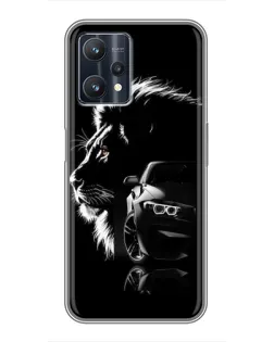 Чохол для Realme 9 Pro Plus з картинкою «BMW та лев» Чохол для Realme 9 Pro Plus з картинкою «BMW та лев»
