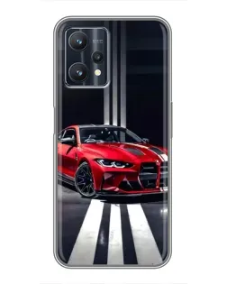 Чохол для Realme 9 Pro Plus з картинкою «Червона BMW на дорозі» Чохол для Realme 9 Pro Plus з картинкою «Червона BMW на дорозі»