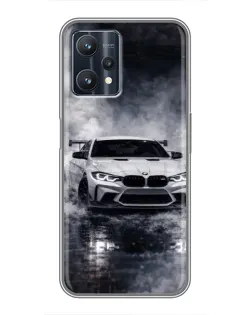 Чохол для Realme 9 Pro Plus з картинкою «BMW крізь туман» Чохол для Realme 9 Pro Plus з картинкою «BMW крізь туман»