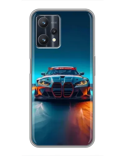 Чохол для Realme 9 Pro Plus з картинкою «BMW — вогні неону» Чохол для Realme 9 Pro Plus з картинкою «BMW — вогні неону»