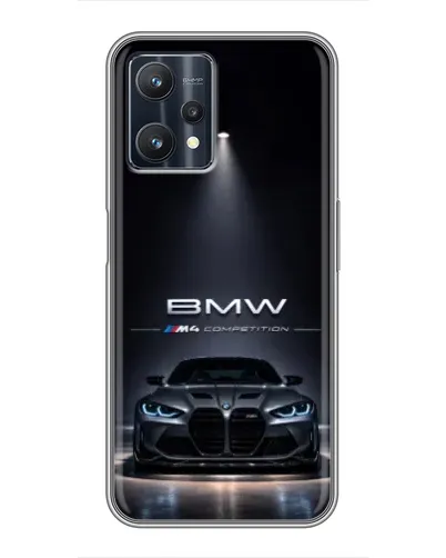 Чехол для Realme 9 Pro Plus с картинкой «BMW сквозь ночной город» Чехол для Realme 9 Pro Plus с картинкой «BMW сквозь ночной город»