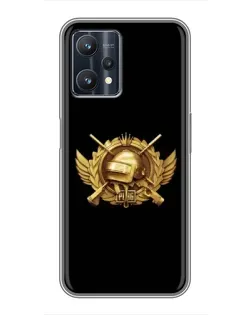 Чохол для Realme 9 Pro Plus з картинкою «PUBG — помаранчевий градієнт»