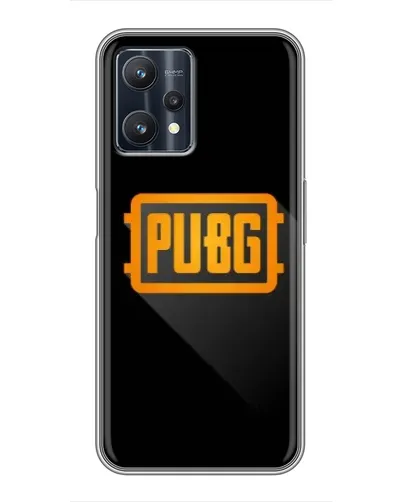 Чехол для Realme 9 Pro Plus с картинкой «PUBG — рамка лого» Чехол для Realme 9 Pro Plus с картинкой «PUBG — рамка лого»