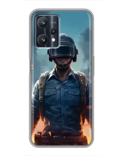 Чохол для Realme 9 Pro Plus з картинкою «PUBG — реалістичний герой»