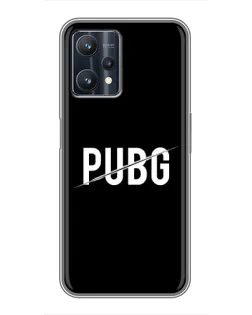 Чохол для Realme 9 Pro Plus з картинкою «PUBG — білий логотип»