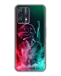 Чохол для Realme 9 Pro Plus з картинкою «PUBG — вогняний воїн»