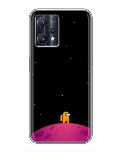 Чехол для Realme 9 Pro Plus с картинкой «Одинокий герой на планете» Чехол для Realme 9 Pro Plus с картинкой «Одинокий герой на планете»