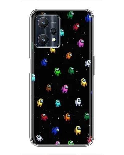 Чехол для Realme 9 Pro Plus с картинкой «Экипаж Among Us» Чехол для Realme 9 Pro Plus с картинкой «Экипаж Among Us»