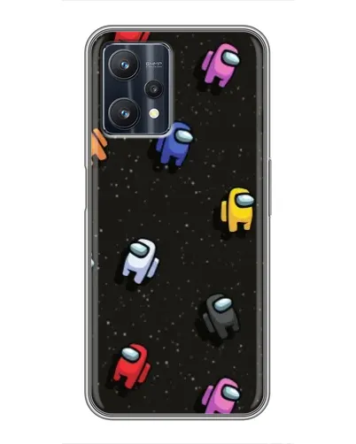 Чехол для Realme 9 Pro Plus с картинкой «Космический паттерн Among Us» Чехол для Realme 9 Pro Plus с картинкой «Космический паттерн Among Us»