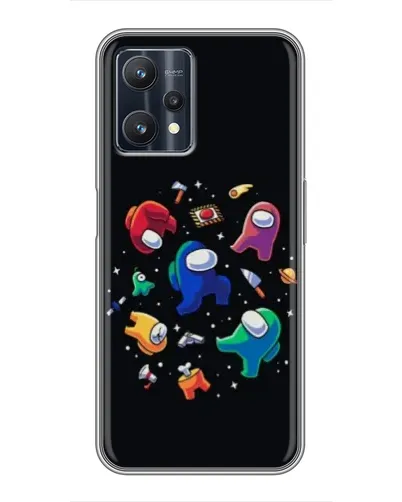 Чехол для Realme 9 Pro Plus с картинкой «Among Us космос» Чехол для Realme 9 Pro Plus с картинкой «Among Us космос»