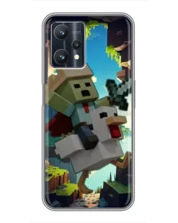 Чехол для Realme 9 Pro Plus с картинкой «Стив и гусь»