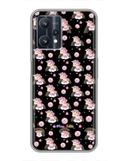 Чехол для Realme 9 Pro Plus с картинкой «Magic Unicorn паттерн»