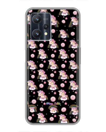Чехол для Realme 9 Pro Plus с картинкой «Magic Unicorn паттерн»