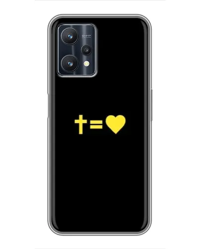 Чохол для Realme 9 Pro Plus з картинкою «Серце та Хрест» Чохол для Realme 9 Pro Plus з картинкою «Серце та Хрест»
