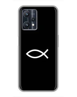 Чехол для Realme 9 Pro Plus с картинкой «Символ рыбы Jesus» Чехол для Realme 9 Pro Plus с картинкой «Символ рыбы Jesus»