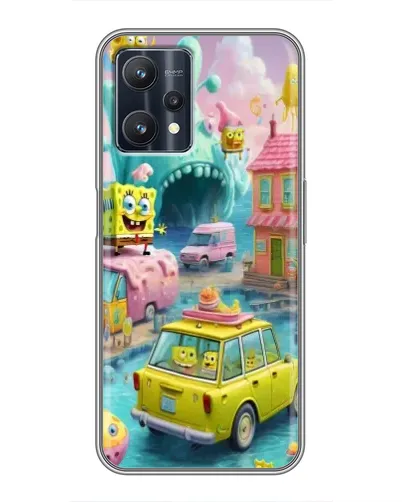 Чехол для Realme 9 Pro Plus с картинкой «Монстр-трак приключения»