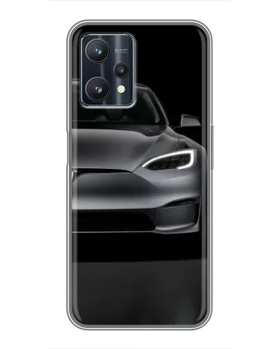 Чехол для Realme 9 Pro Plus с картинкой «Tesla Model S Look» Чехол для Realme 9 Pro Plus с картинкой «Tesla Model S Look»