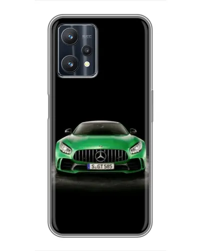 Чехол для Realme 9 Pro Plus с картинкой «Mercedes — неоновый лого»
