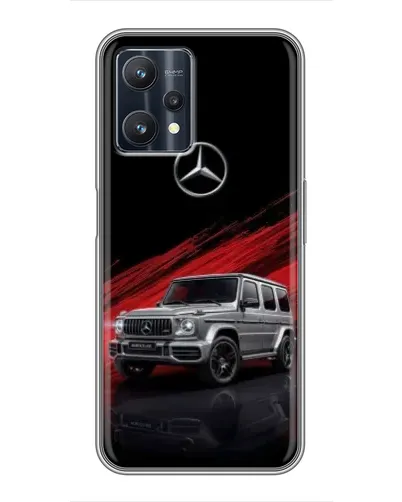 Чехол для Realme 9 Pro Plus с картинкой «Mercedes G-Class красный»