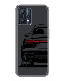 Чехол для Realme 9 Pro Plus с картинкой «Задняя часть Audi — арт»