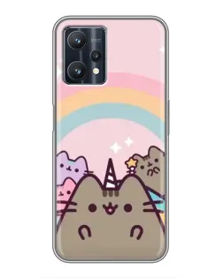 Чехол для Realme 9 Pro Plus с картинкой «Единорог Pusheen» Чехол для Realme 9 Pro Plus с картинкой «Единорог Pusheen»