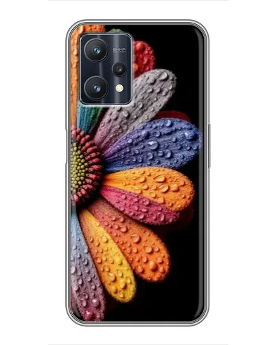Чехол для Realme 9 Pro Plus с картинкой «Радужный цветок» Чехол для Realme 9 Pro Plus с картинкой «Радужный цветок»