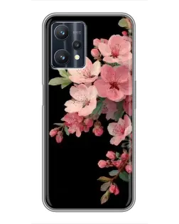 Чехол для Realme 9 Pro Plus с картинкой «Розовая ветка сакуры»