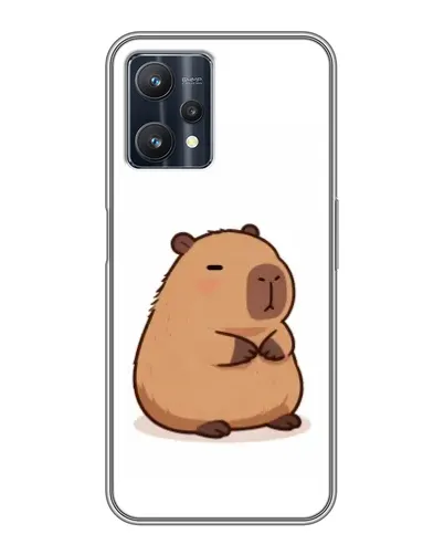 Чехол для Realme 9 Pro Plus с картинкой «Толстенькая капибара»