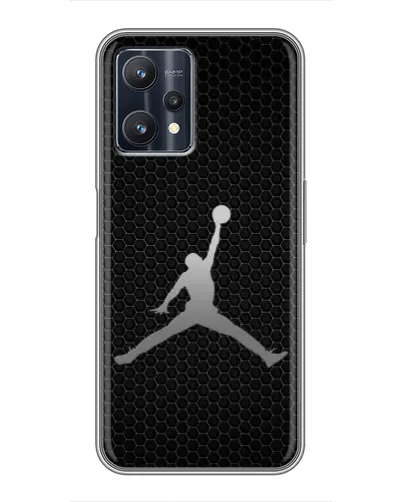 Чехол для Realme 9 Pro с картинкой «Jordan Dark Carbon» Чехол для Realme 9 Pro с картинкой «Jordan Dark Carbon»